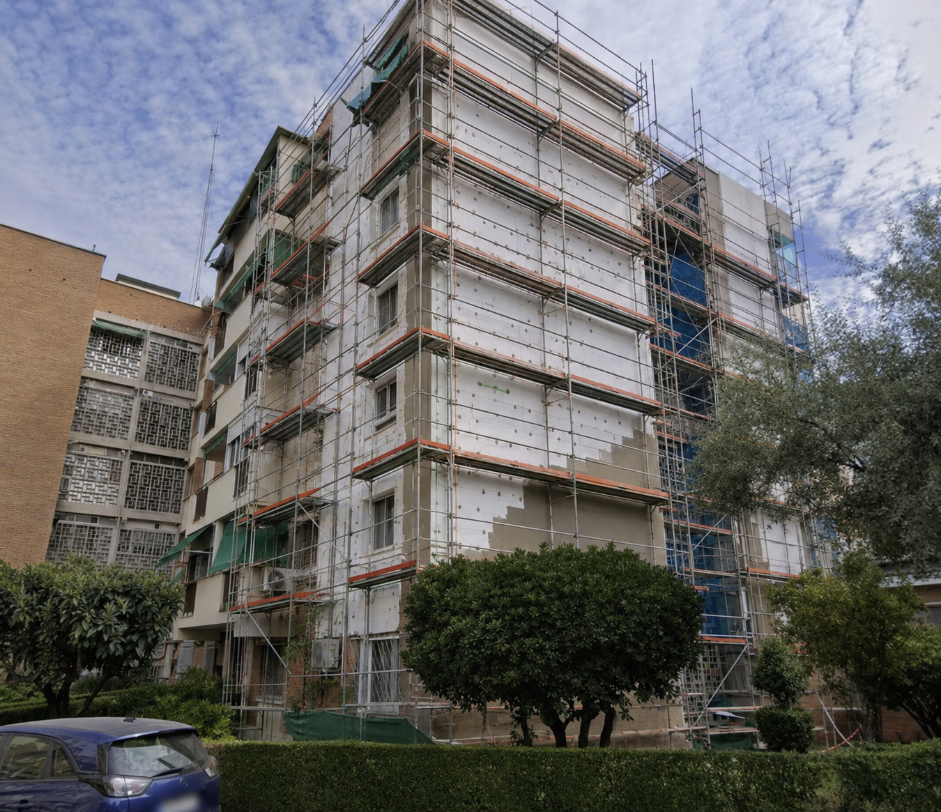 Detalle de aislamiento saludable Biogar en trasdosado con materiales naturales y ejecución limpia