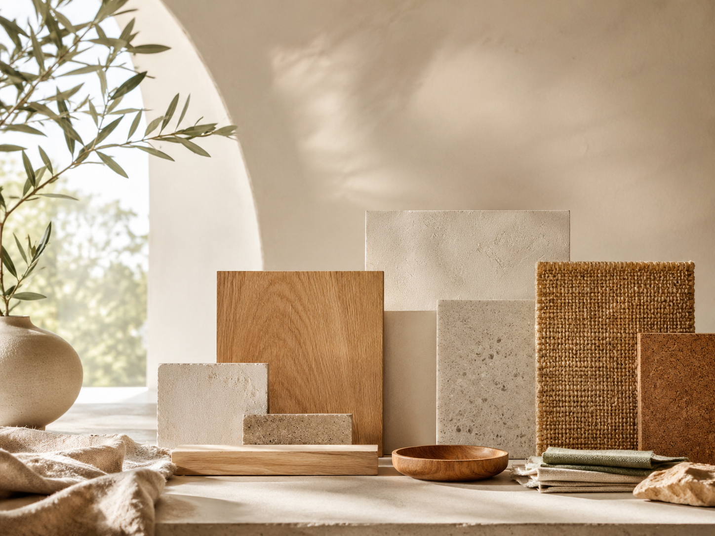 Materiales y acabados seleccionados para una vivienda Biogar